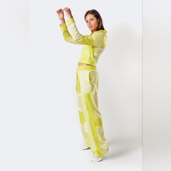 Adidas Women Originals x DANIËLLE CATHARI in Shock Yellow Tracksuit - Picture 1 of 11